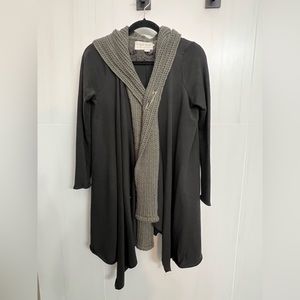 Evy’s Tree Diana Wrap Sweater in Black, XS